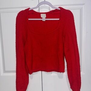 H&M Vibrant Red Sweater
